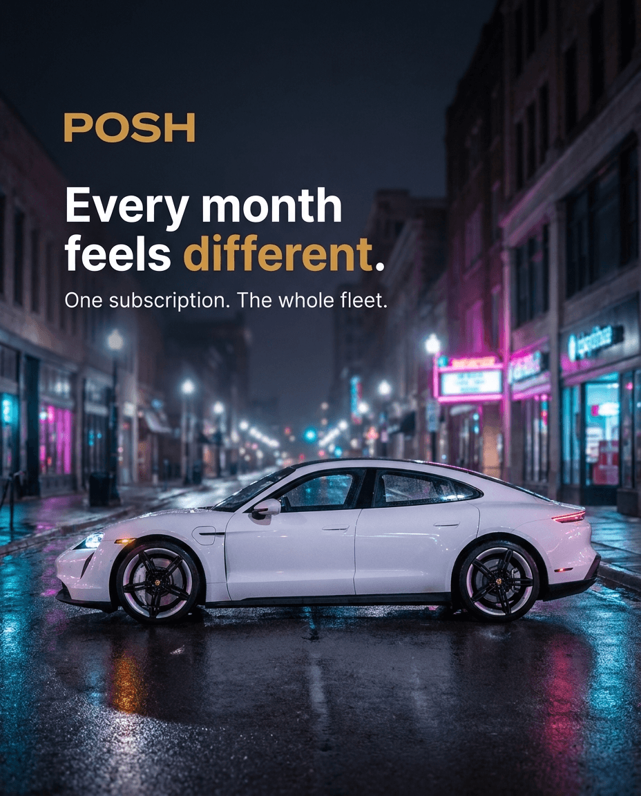 POSH ad — Every month feels different.