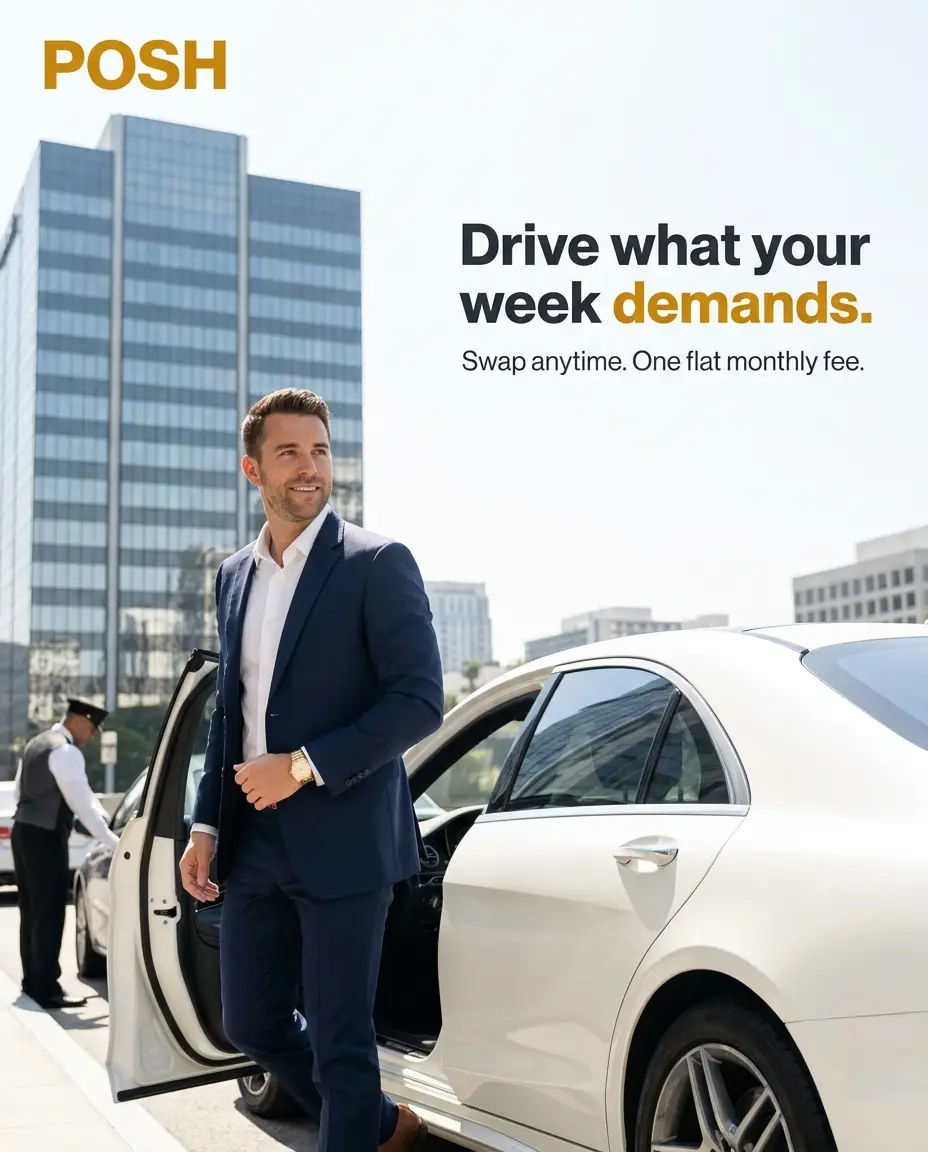 POSH ad — Drive what your week demands.